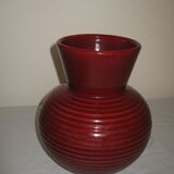 Burgundy vase
