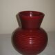 Burgundy vase