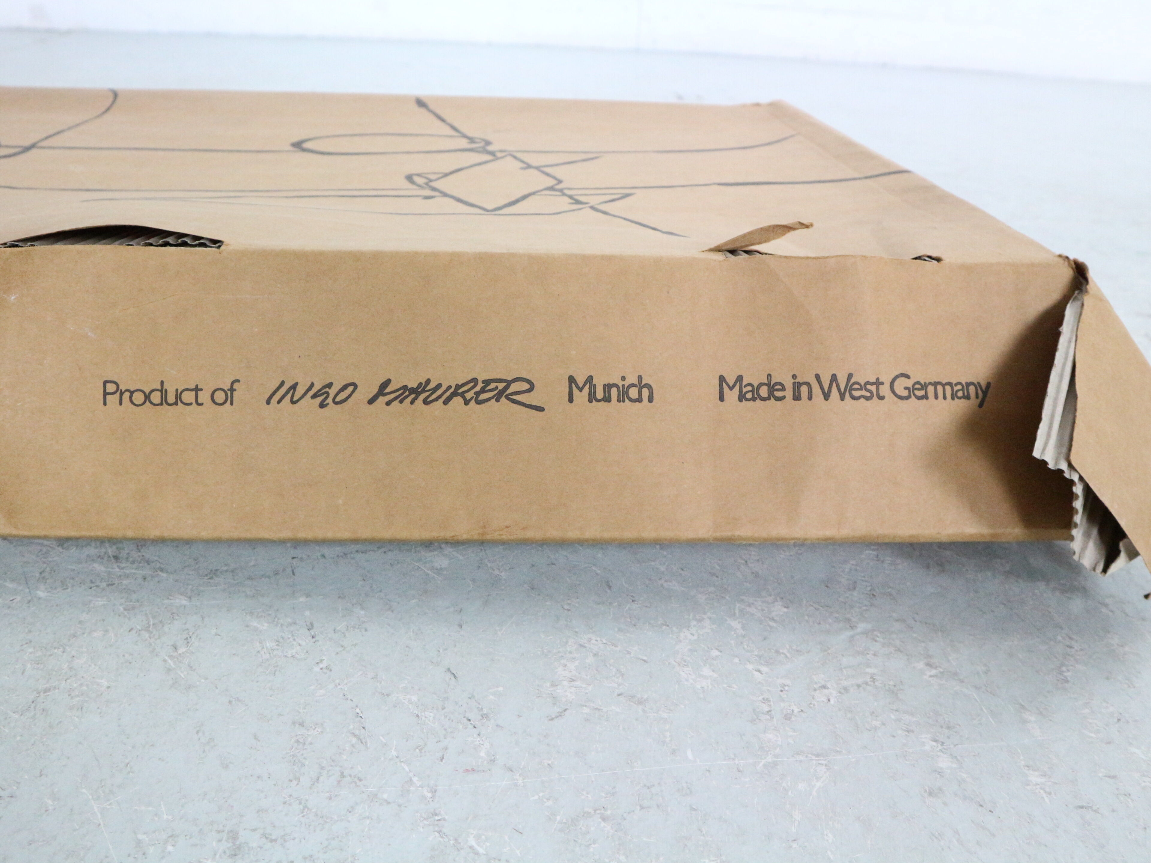 Ingo Maurer table lamp, 1980, Germany