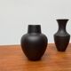 Vintage German vase in ceramic Wormser Terra-Sigillata, set of 2
