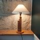 Vintage wooden table lamp – 1960s/70s
