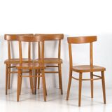 4 chaises de salle à manger, c.1950