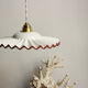 Ceiling lamp, light show shape in vintage ceramic