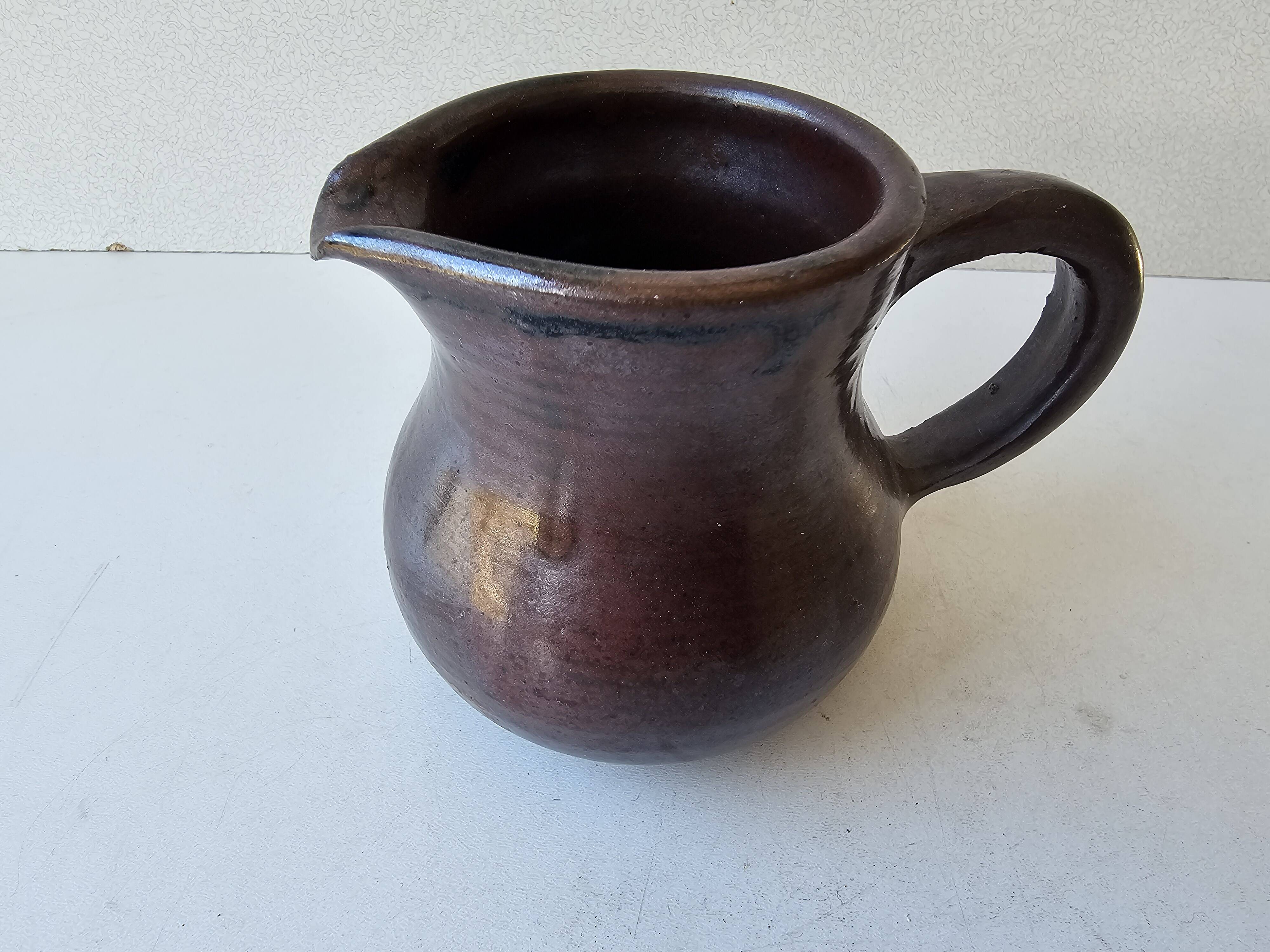 Pichet Milk jug in ceramic signed Colette Szostak