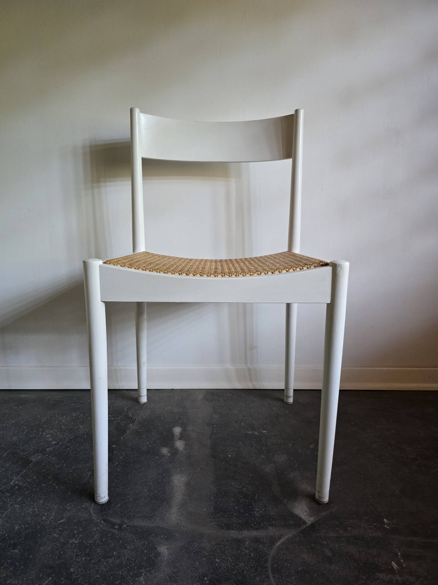 Vintage Cane Dining Chair by Branko Uršič for STOL Kamnik, Yugoslavia,