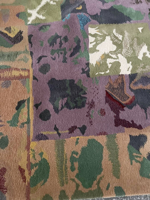 "Claire" Hand tufted rug by Tisca France 1980-1990s