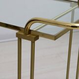 Mid-Century Modern Italian Brass Bar Cart, 1970s