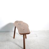 Brutalist tripod side table