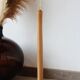Vintage floor lamp from the 1960s in solid beech.