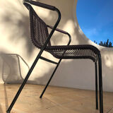 Set of 4 scoubidou armchairs