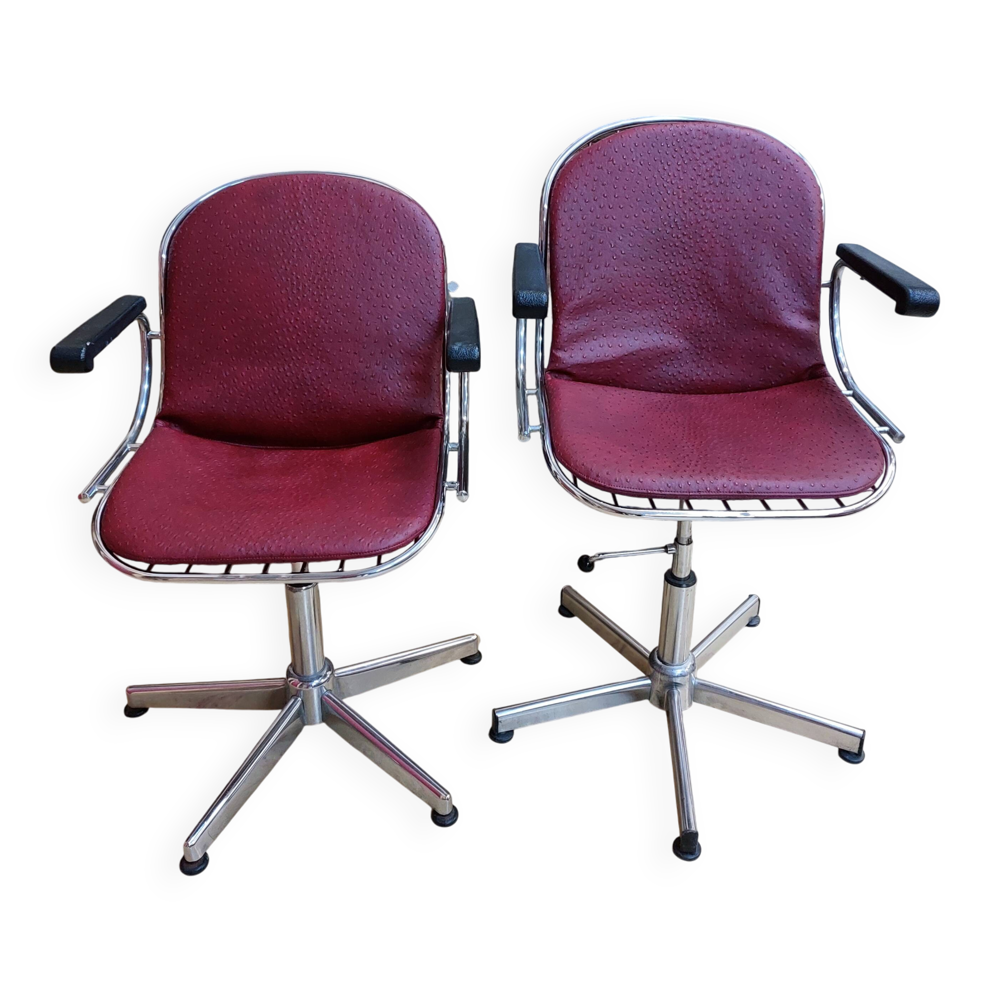 Radiofreccia swivel office chairs by Gastone Rinaldi - 1970s