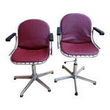 Radiofreccia swivel office chairs by Gastone Rinaldi - 1970s