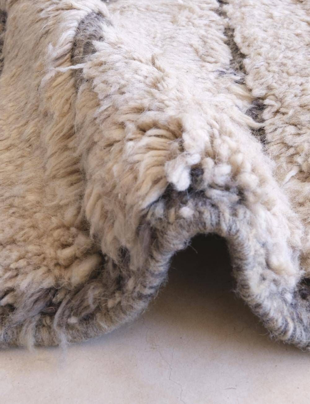 Beige Beni Mrirt Rug - 314 x 215 cm