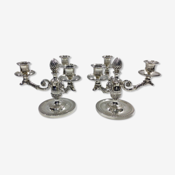 Pair of Empire style candelabra