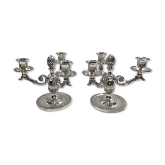 Pair of Empire style candelabra