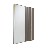 Attributed to Romeo Rega Mid-Century Modern Italian Bicolor Wall Mirror, 70