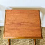 Scandinavian teak nesting table