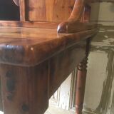 Pitch pine tiered desk