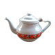 Enamelled sheet metal teapot