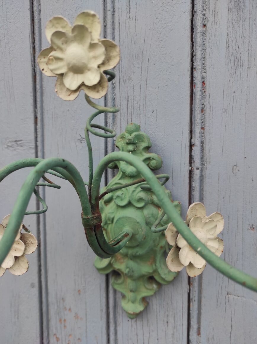 Paire d’appliques murales vintage Français