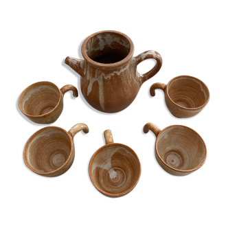 Stoneware coffee service