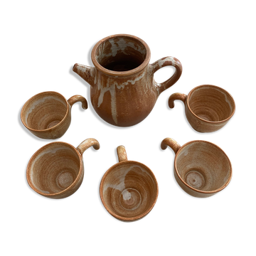 Stoneware coffee service