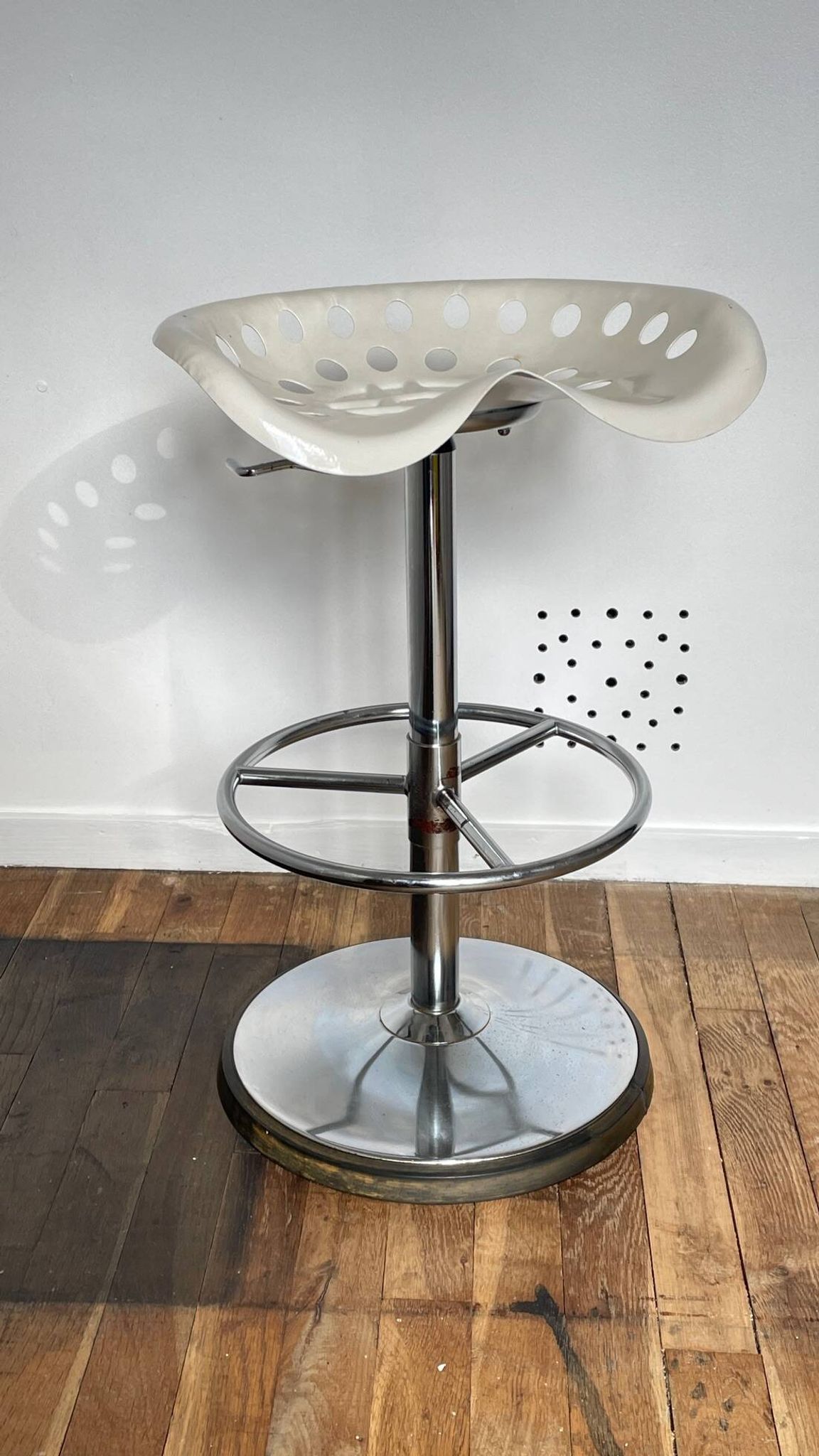 Tabouret haut mirima vintage assise tracteur