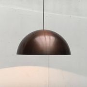 Mid-century copper dome pendant