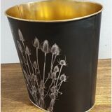 Vintage Office Paper Basket Massilly 60's Metal