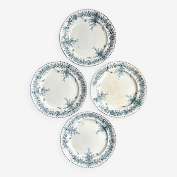 4 Stella flat plates in iron earth, "Onnaing" service