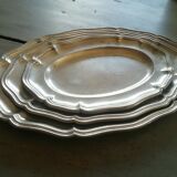 Set de 3 plat en etain 18eme