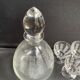 Port service – blown and engraved crystal – Art Deco