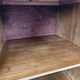 1940s Art Deco walnut sideboard with three doors