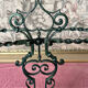 Umbrella stand in enameled cast iron and vintage iron