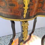Small table gardener napoleon III - in marquetry - 19th century