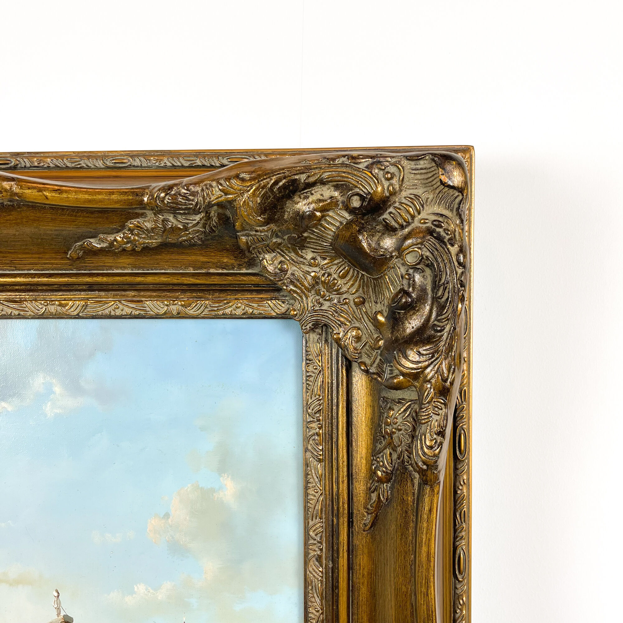 Painting Bruges Belgium 17th century