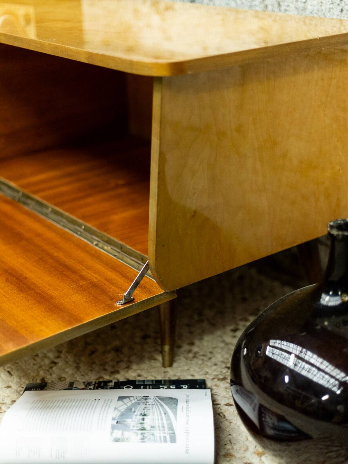 Enfilade meuble tv vintage look scandinave