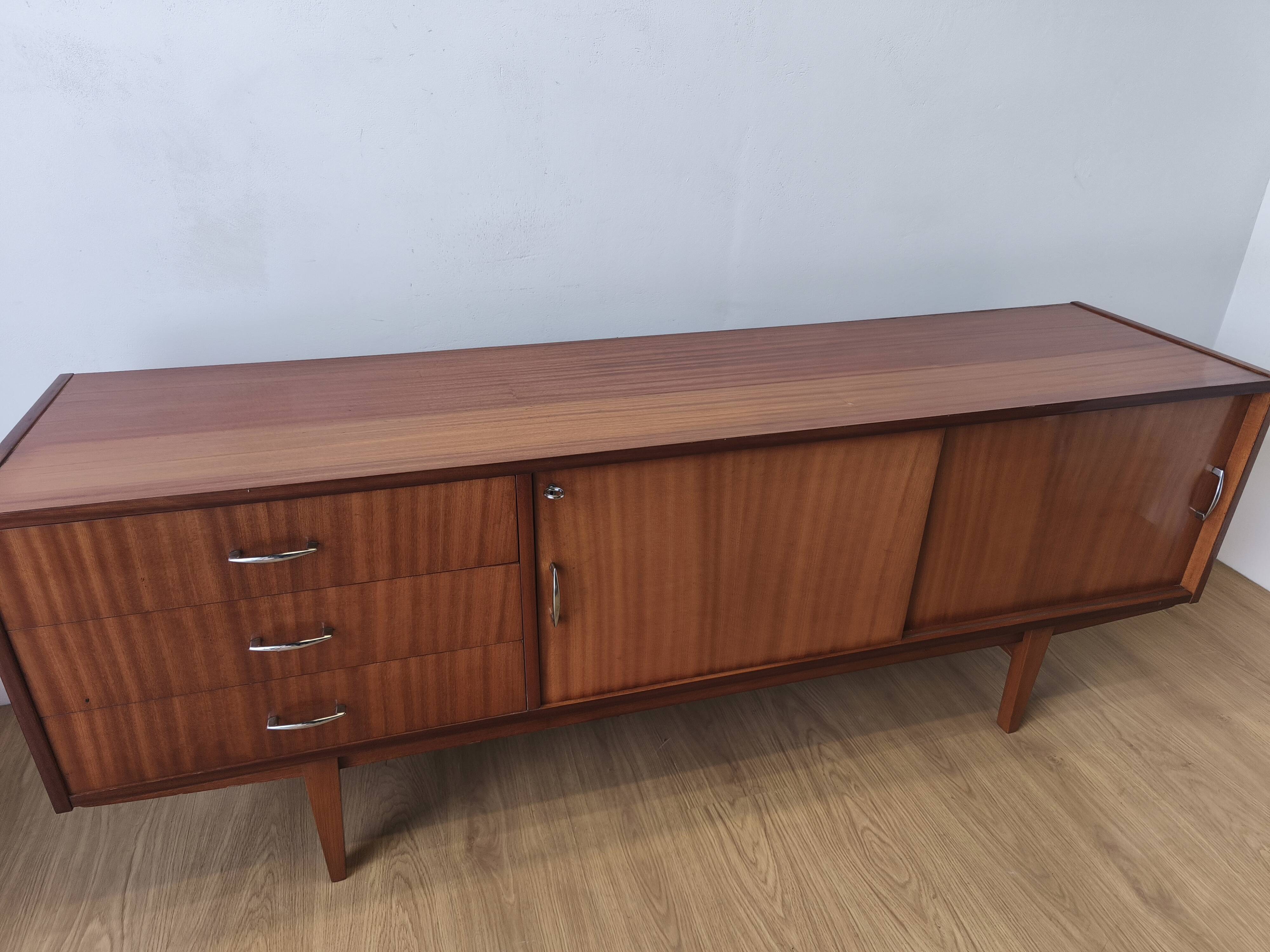 Modernist long sideboard from the 1970s.