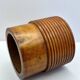 Wooden turned covered pot – vintage snuff box A680