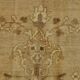 7x10 Vintage Cream & Brown Persian Rug, 205x316Cm