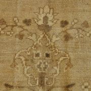 7x10 Vintage Cream & Brown Persian Rug, 205x316Cm