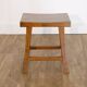 Tabouret brutaliste en acajou 1960
