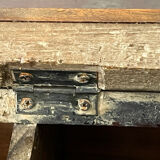 Showcase/cutlery rack, wood and glass