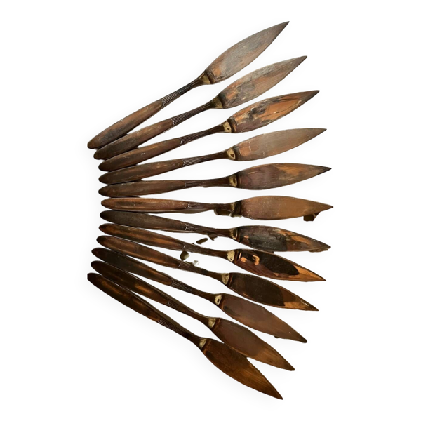 Lot de 12 couverts  à poisson  Wellner vintage