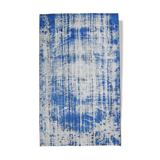 5x8 Faded Blue Handmade Wool Turkish Tapis Rug, 243x148Cm