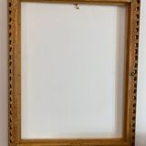 Old gilded carved wooden frame