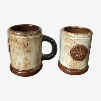 Mugs céramique émaillée Roger Guérin