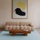Original abstract on stretched canvas "soft balance"