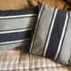 Coussin en toile à matelas ancienne