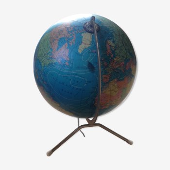 Map world vintage